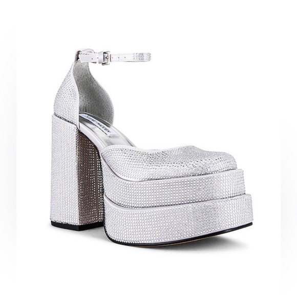 Steve Madden Charlize Heel in Rhinestone - Picture 2 of 5